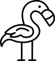 Flamingo Creative Icon Design vector