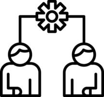 Work Setting Creative Icon Design vector