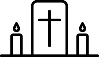 Cross Creative Icon Design vector