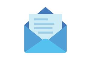 Email Notification Bell Icon, email inbox notification icon, online messaging inbox, envelope mail inbox, email notification vector