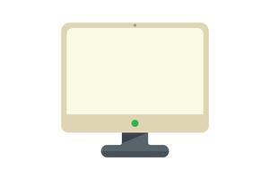 Computer Monitor Icon for Web, computer monitor icon, desktop monitor flat icon, computer display , digital screen vector