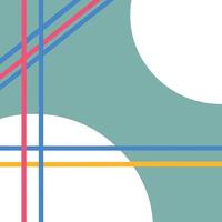 Minimalist Abstract Composition Geometric Shapes in Modern Design vector