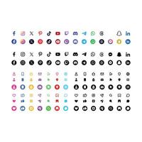 Sleek and Modern Icon Set for Web Apps vector