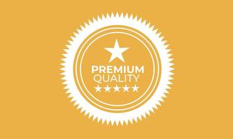 Premium Quality Badge for Luxury Branding High-End Products and Exclusive Recognition vector