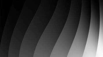 Grayscale curved stripes blend smoothly light to dark. Suitable for abstract backgrounds, minimalistic designs, modern aesthetics, and artistic concepts. video