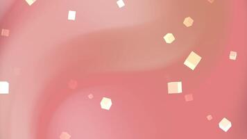 Peach background with pastel cubes is soothing and abstract, ideal for graphic design projects, website backgrounds, or social media posts. video