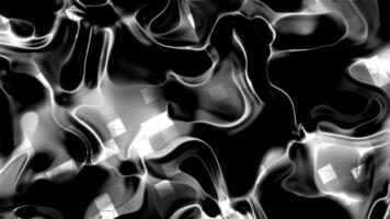 Black and white abstract design of a grid with a liquidlike effect. video