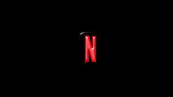 Netflix app icon animation on a transparent background video