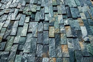 Detailed Macro Shot of Natural Rock Texture with Cracks photo