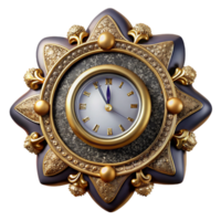 wonderful minimalist Antique Clock Face Closeup Cutout authentic png