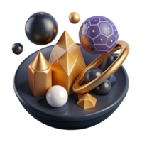 elegant abstract Balancing Act of Nature and Technology Illustrated with Icons Cutout professional png