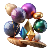 stunning abstract Balancing Act with Colorful Wooden Blocks high resolution png