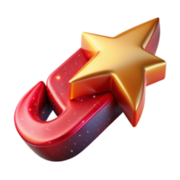 magnificent abstract Bright Ruby Red Arrow Pointing Towards Reward Cutout original png