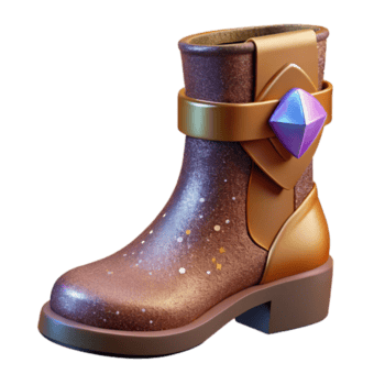 deslumbrante clássico Castanho couro chuteiras lado Visão Cortar fora original png