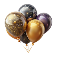 extraordinary traditional Celebration Balloons Isolated on Transparent Background authentic png