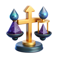 extraordinary rustic Conceptual Scale with Up and Down Arrows Isolated high quality png