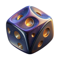 elegant artistic Dice Showing Double Sixes Luck Concept Isolated high resolution png