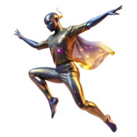 extraordinary minimalist Dynamic Dance Pose Transparent Background with Motion Blur high resolution png