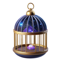 dramatic abstract Empty Birdcage Hanging in Air Transparent png