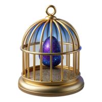 wonderful modern Empty Birdcage Front View Cutout high resolution png