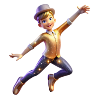 magnificent abstract Energetic Tap Dancer Isolated with Rhythmic Footwork and Spotlight high quality png