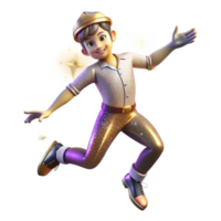 magnificent modern Energetic Tap Dancer Isolated with Rhythmic Footwork and Spotlight high resolution png
