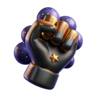 magnificent creative Fist Pump Gesture with Dynamic Angle premium png