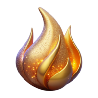 wonderful contemporary Flame with Gradient Effect Isolated exclusive png