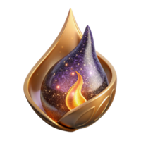 extraordinary vintage Flame with Transparent Background Cutout authentic png
