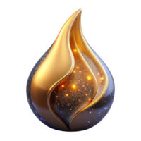 elegant vintage Flame with Transparent Background Cutout premium png