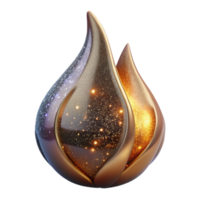 vibrant classic Flame with Transparent Background Cutout authentic png