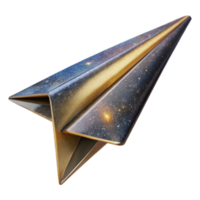 impressive classic Flying Paper Airplane Side View Isolated exclusive png