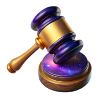 wonderful classic Gavel Side Angle Isolated Element detailed png