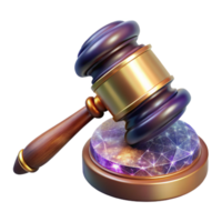 stunning contemporary Gavel Side View Transparent Background Cutout genuine png