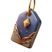 extraordinary rustic Gift Tag with String Attached Cutout high quality png