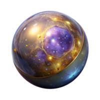 serene traditional Glowing Orb with Ethereal Light Isolated detailed png