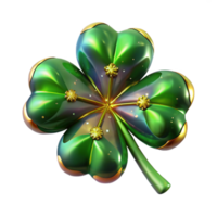 magnificent vintage Green Four Leaf Clover Cutout Transparent Background genuine png