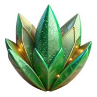 vibrant rustic Green Leaf with Stem Close Up Transparent Background genuine png