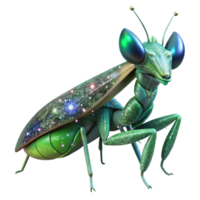 beautiful creative Green Praying Mantis Side View Cutout exclusive png