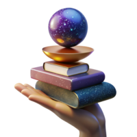 dramatic abstract Hand Balancing Stack of Coins Cutout professional png