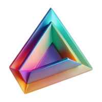 wonderful classic A series of overlapping, transparent triangles, with gradients of color, creating a sense of depth and dimension, in a minimalist, geometric style professional png