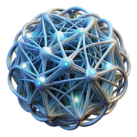 serene traditional A field of interwoven, glowing fibers, forming a complex, organic network, in a bioluminescent, abstract style exclusive png