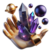 impressive abstract Hand Reaching for Greatness Cutout Transparent Background high resolution png
