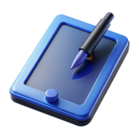 extraordinary rustic Tablet computer with stylus pen detailed png
