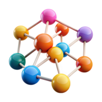 stunning rustic A network of interconnected nodes pulsating with data, colorful and dynamic, abstract style high quality png