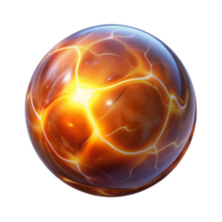 impressive rustic A glowing orb of energy, crackling with power high resolution png