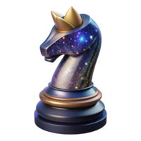 serene minimalist Knight Chess Piece Side View Transparent Background authentic png