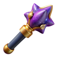 impressive traditional Magic Wand with Sparkling Tip Cutout authentic png