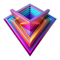 serene rustic A bold, geometric composition, with a bright, neon color palette, in a cyberpunk style high quality png
