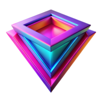 impressive classic A bold, geometric composition, with a bright, neon color palette, in a cyberpunk style genuine png